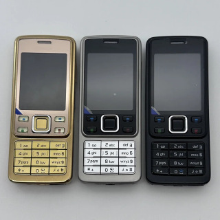 Asl qulflanmagan mobil telefon 6300 Finlyandiyada ishlab chiqarilgan 2G GSM 2MP rus arabcha ibroniycha inglizcha klaviatura mobil telefoni