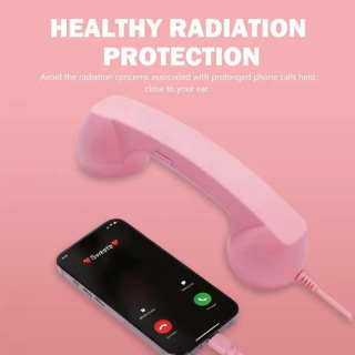 Retro radiatsiya oʻtkazmaydigan telefon - iPhone va Android uchun zamonaviy Vintage USB-C qabul qiluvchisi qoʻngʻiroqlar ravshanligi va xavfsizligini yaxshilaydi