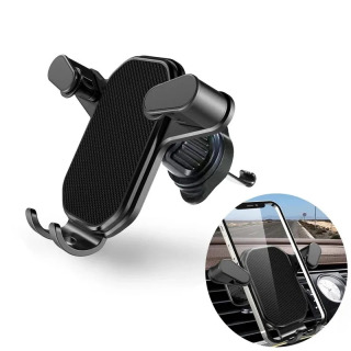 Universal avtomobil telefon ushlagichi Gravitatsion mobil stend GPS qoʻllab-quvvatlashi avtomatik havo chiqarish moslamasi IPhone 14 13 12 11 Pro Max Xr Xiaomi Samsung uchun