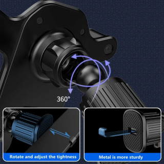 Universal avtomobil telefon ushlagichi Gravitatsion mobil stend GPS qoʻllab-quvvatlashi avtomatik havo chiqarish moslamasi IPhone 14 13 12 11 Pro Max Xr Xiaomi Samsung uchun
