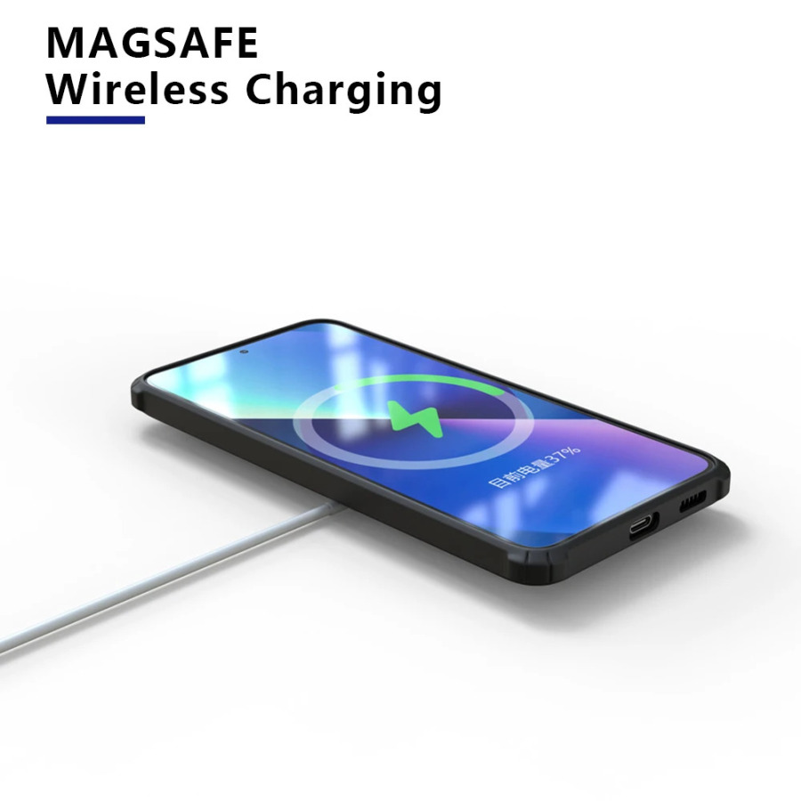 Противоударный чехол-подставка с MagSafe для Samsung A56 A55 A57 5G, защитный бронированный чехол-держатель S26 S25 S24 S23