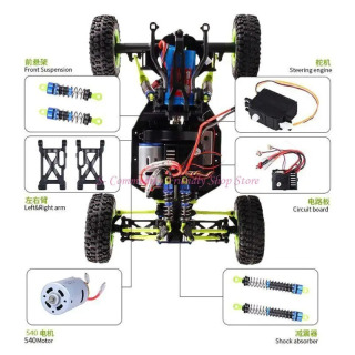 85AE Wltoys 12428 12423 1/12 запасные части для радиоуправляемых автомобилей аксессуары для приемника