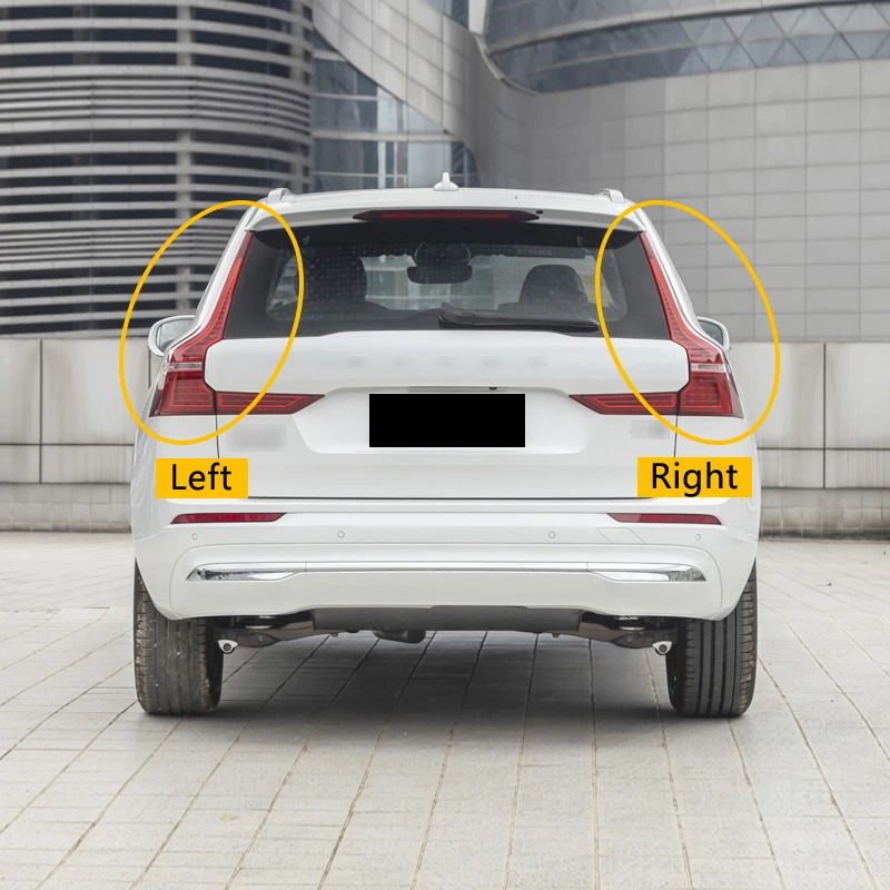 Volvo XC60 2018-2021 avtomobil aksessuarlari uchun orqa tashqi orqa chiroq qopqogʻi orqa chiroq tormoz nuri korpusi Avto ehtiyot qismlar