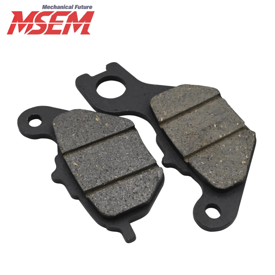 Universal mototsikl va skuter qismlari Super Soco CU2 CU3 TS TC: Metall va guruch qotishma orqa tormoz prokladkalari Mototsikl aksessuarlari