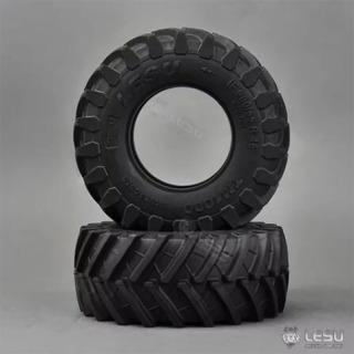 Ehtiyot qismlar LESU 1/14 oʻyinchoqlar AOUE 1050 RC gidravlik traktor modeli avtomobil uchun orqa gʻildirak rezina shinalari uchun aksessuarlar