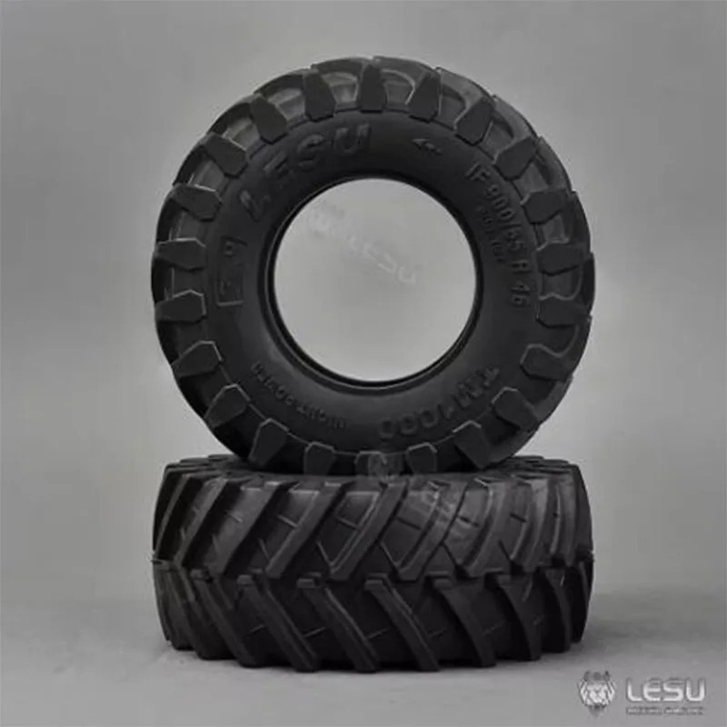 Ehtiyot qismlar LESU 1/14 oʻyinchoqlar AOUE 1050 RC gidravlik traktor modeli avtomobil uchun orqa gʻildirak rezina shinalari uchun aksessuarlar