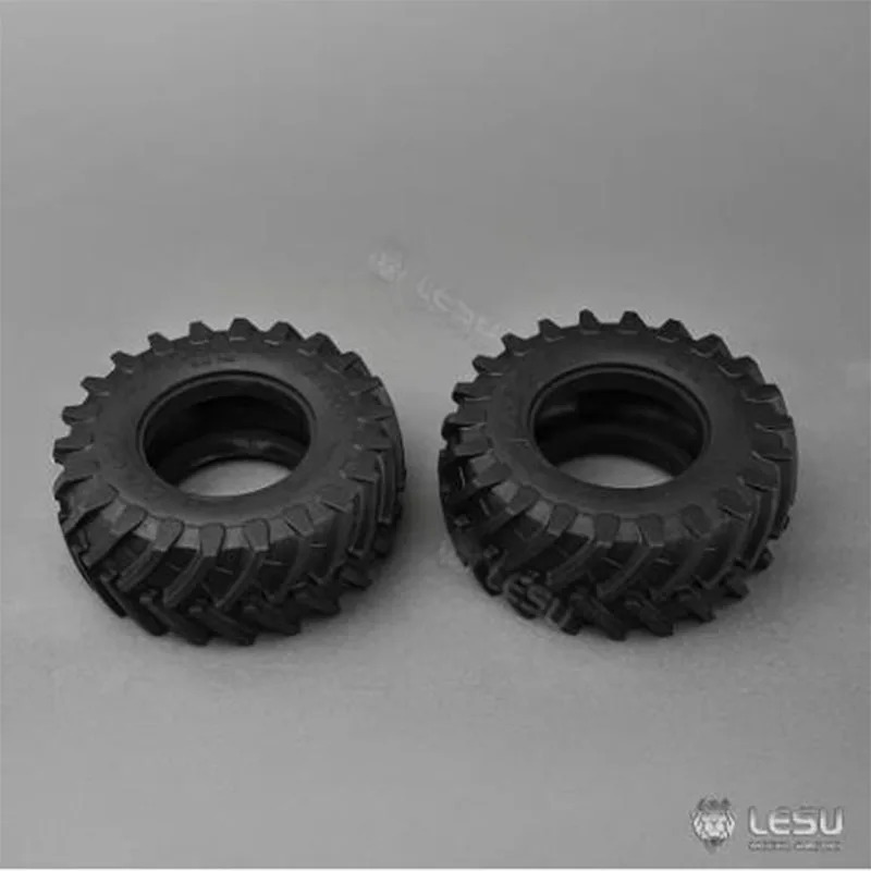 Ehtiyot qismlar LESU 1/14 oʻyinchoqlar AOUE 1050 RC gidravlik traktor modeli avtomobil uchun orqa gʻildirak rezina shinalari uchun aksessuarlar