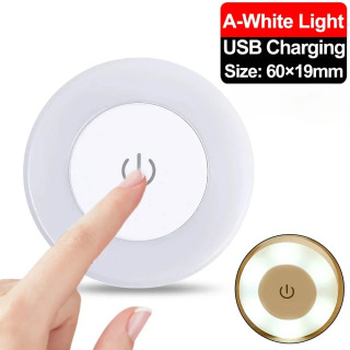 Yashash xonasi va yotoqxona yoritgichi uchun LED portativ USB qayta zaryadlanuvchi tungi chiroq. Yoritgichlar lampalar Uyni bezatish uchun chiroqlar Синий