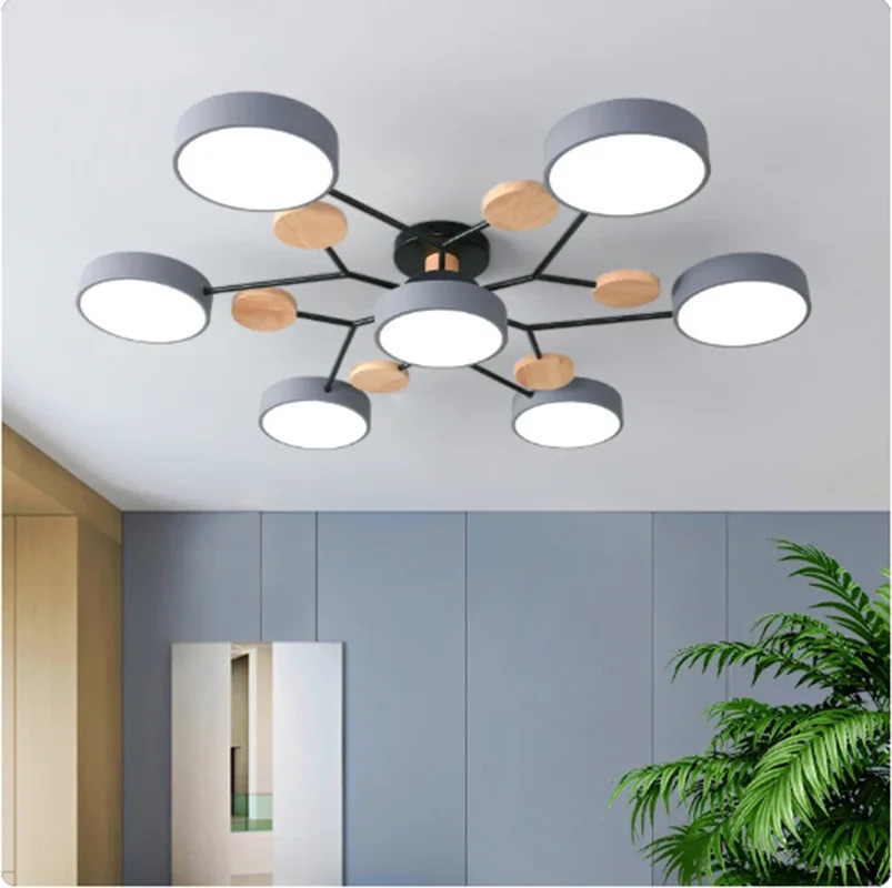 Yashash xonasi yotoq xonasi ofis uy dekoratsiyasi uchun zamonaviy LED qandil chiroq 220V AC