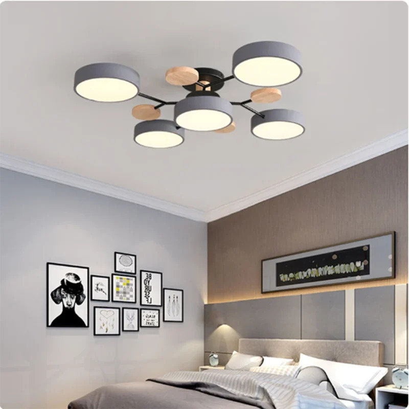 Yashash xonasi yotoq xonasi ofis uy dekoratsiyasi uchun zamonaviy LED qandil chiroq 220V AC