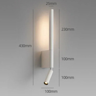 LED devor yoritgichi Yashash xonasining devor bezaklari yoritgichi Yotoq xonasining ichki yoritgichi Choyshab yonidagi stol lampalari Tungi chiroq Теплый белый
