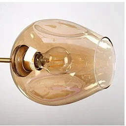 Zamonaviy LED marjon chiroqlari, yashash xonasi yotoqxona oshxonasi uchun yotoqxona ovqat xonasi yoritgichi uchun LED marjon chiroqlari СЕРЫЙ L