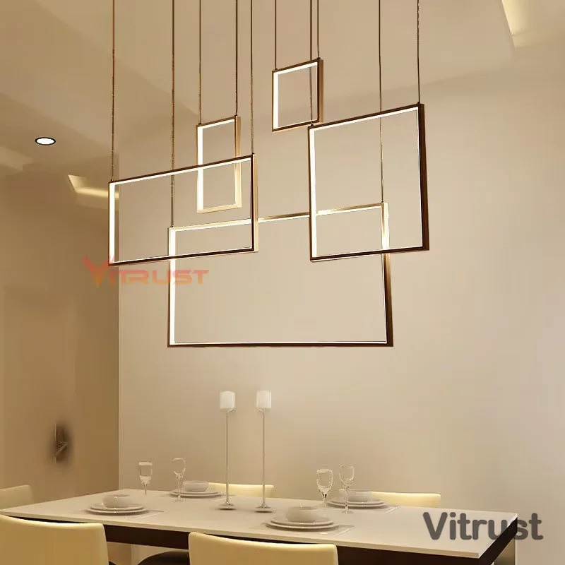 Zamonaviy LED avizolar yoritgichlari osilgan shiftli avizolar Ovqatlanish xonasi yotoq xonasi yashash xonasi marjon chiroqlari 110 220V armatura