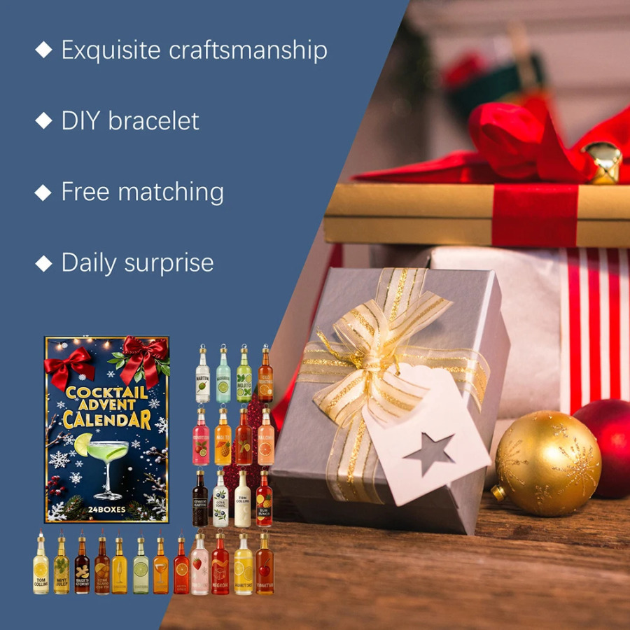 Календарь Xmas Spirits для праздничных вечеринок, идеальный праздничный подарок обратного отсчета, офисный стол