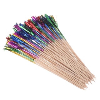 100 dona Kokteyl Fireworks Ichimlik tayoqchalari Xellouin ziyofati bezaklari Ichimlik buyumlari Partiya tayoqchalari bezaklari черный