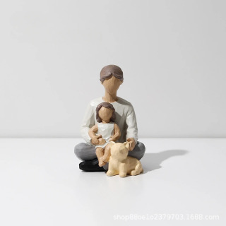Фигурка, украшение для столешницы, гостиная, украшение для дома, комнаты, искусство и ремесла, креативный свадебный подарок