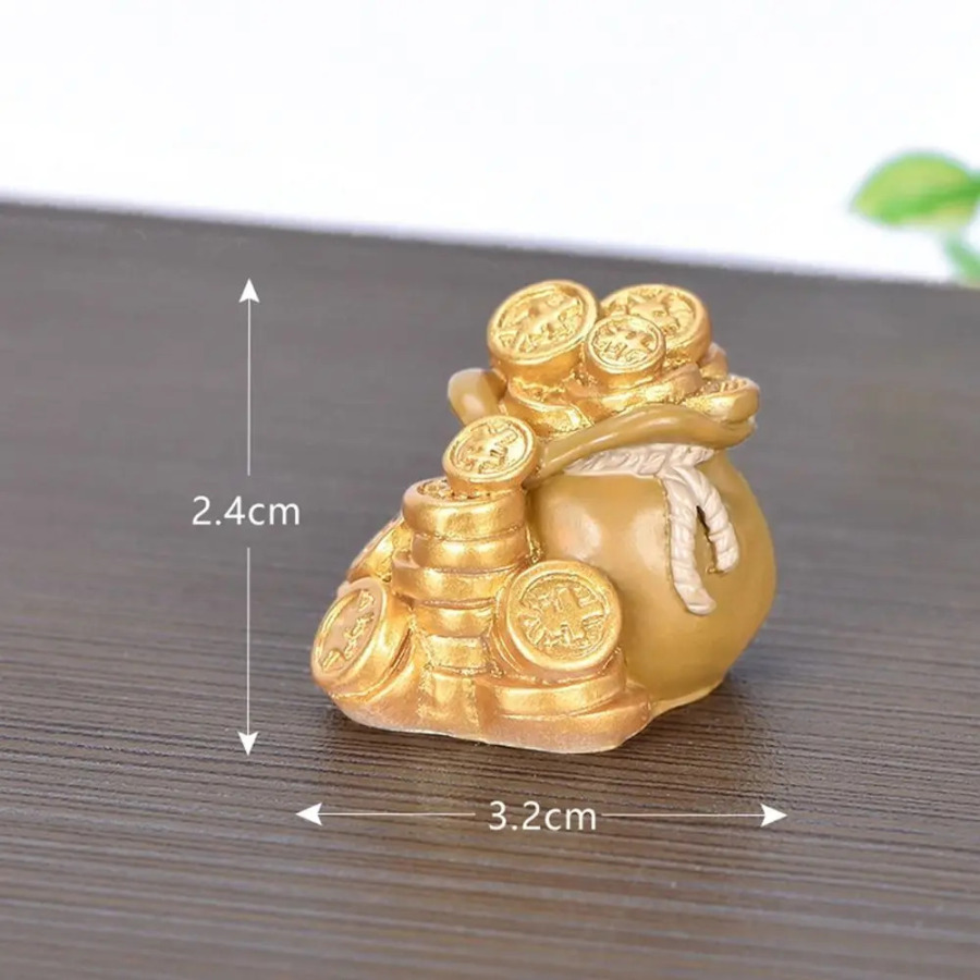 Новогодние украшения: Смоляные DIY-фигурки, миниатюрные украшения для дома, благоприятные сувениры, статуэтки удачи