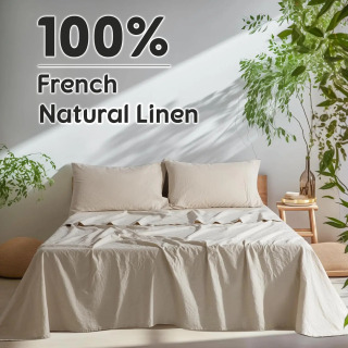 100% tabiiy zigʻir matosi 280 sm kenglikdagi tekis qattiq frantsuz zigʻir matosini tikish uchun kiyim yostigʻi divan dasturxoni