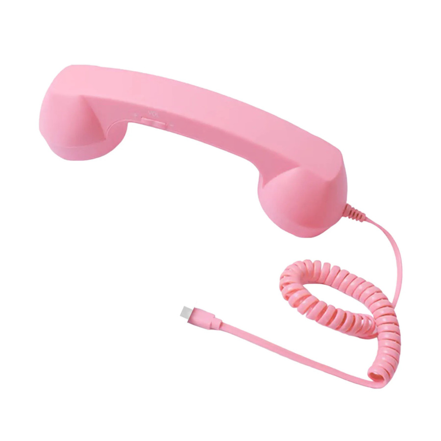 Retro Type-C telefoni simli ergonomik portativ Vintage mobil video konferentsiya