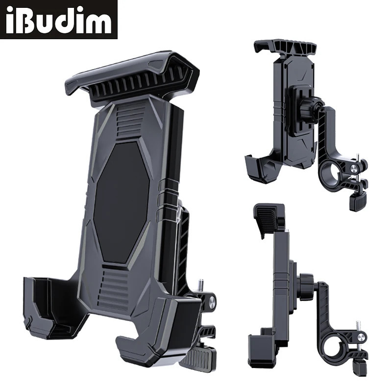 Velosiped MTB velosiped uchun mobil telefon ushlagichi Mobil telefon mototsikl skuteri tutqichi Smartfon uchun stend GPS braketi