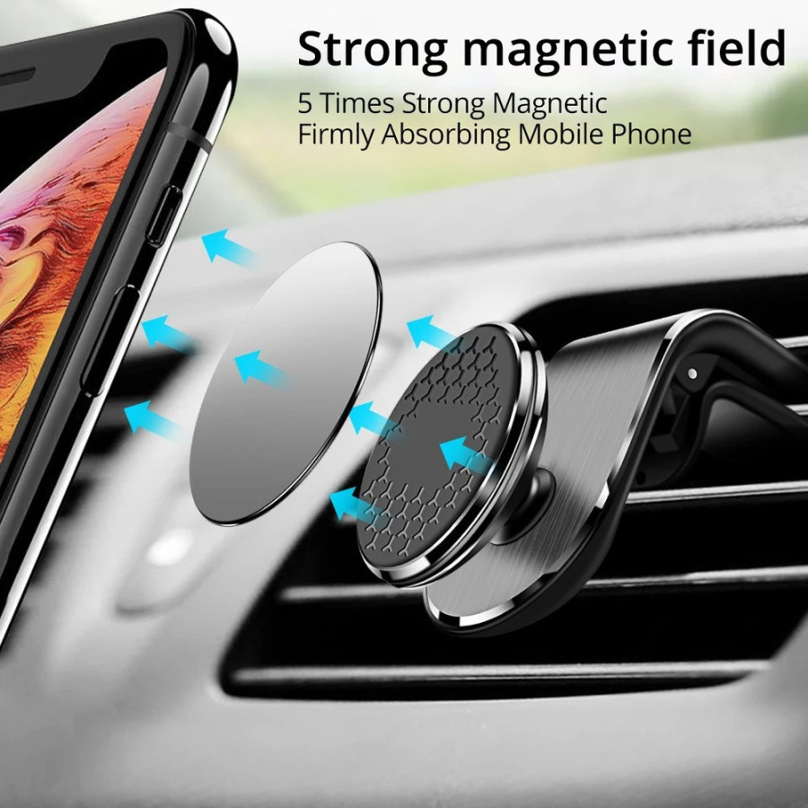 Magnit avtomobil telefon ushlagichi mobil telefonni qoʻllab-quvvatlash mobil telefonni qoʻllab-quvvatlash iPhone Xiaomi Huawei Samsung uchun mobil avtomobil eshigi