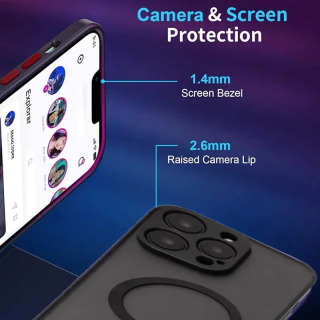 iPhone 17 16 Pro Max 15 14 Plus 13 12 11 uchun stendli magnitli mobil telefon sumkasi