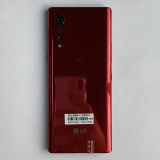 Original LG G9 G900TM G900N G900VM 5G VELVET mobil telefoni 6GB RAM 128GB ROM 6.8 dyuymli 48MP+8MP+5MP+16MP sakkiz yadroli Android smartfoni Красный Пакет 4