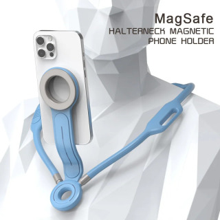 Magnit mobil telefon ushlagichi, mobil telefon boʻyin ushlagichi, qoʻlsiz mobil telefon boʻyin ushlagichi, iPhone Android mobil telefoniga mos keladi