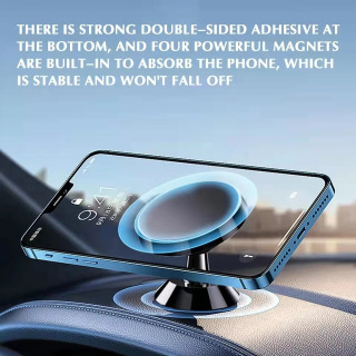 Magnit avtomobil telefoni ushlagichi mobil telefon stendi GPS 360° aylanishni qoʻllab-quvvatlaydi iPhone 14 13 12 Pro Xiaomi Huawei Samsung