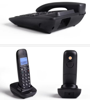 2,4G simli telefon - Simsiz 2-4 javob mashinasi, 300 m masofa, simsiz telefon