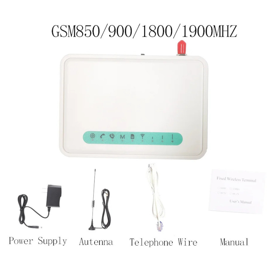 2G GSM фиксированный беспроводной терминал DTMF FSK для системы сигнализации настольный стационарный телефон аудиокассета сотовая карта фиксированный телефон