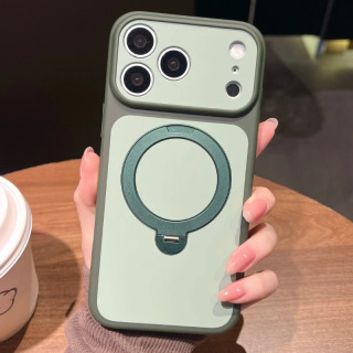 IPhone 17 16 15 14 13 Pro Max uchun MagSafe qoʻllab-quvvatlanadigan magnit zarbaga chidamli qattiq telefon qutisi ushlagichi Бежевый iPhone17
