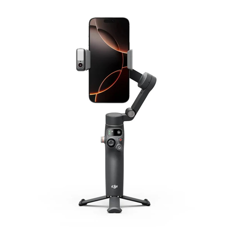 DJI Osmo Mobile 8 — трёхосный интеллектуальный стабилизатор для мобильных телефонов с функцией отслеживания и стабилизации, оригинальный DJI OM 8, в наличии.