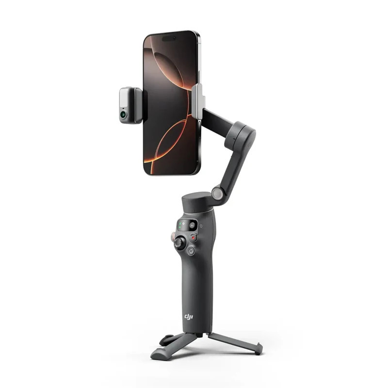 DJI Osmo Mobile 8 — трёхосный интеллектуальный стабилизатор для мобильных телефонов с функцией отслеживания и стабилизации, оригинальный DJI OM 8, в наличии.