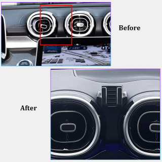 Mercedes Benz C klassi W206 C200 260 300 2022 2023 uchun avtomobil uyali telefon ushlagichi Chap qoʻl haydovchisi uchun maxsus sobit mobil braket