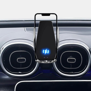 Mercedes Benz C klassi W206 C200 260 300 2022 2023 uchun avtomobil uyali telefon ushlagichi Chap qoʻl haydovchisi uchun maxsus sobit mobil braket