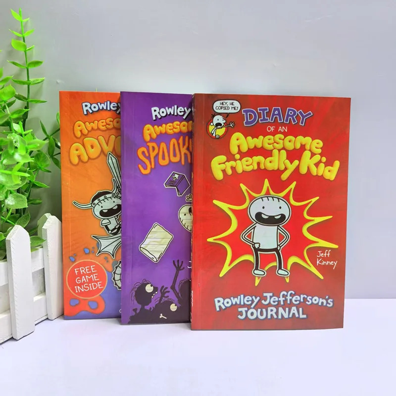 Дневник Awesome Friendly (три тома) Английская версия Английские книги Livros Livros