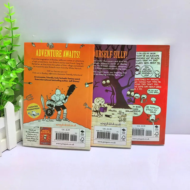Дневник Awesome Friendly (три тома) Английская версия Английские книги Livros Livros