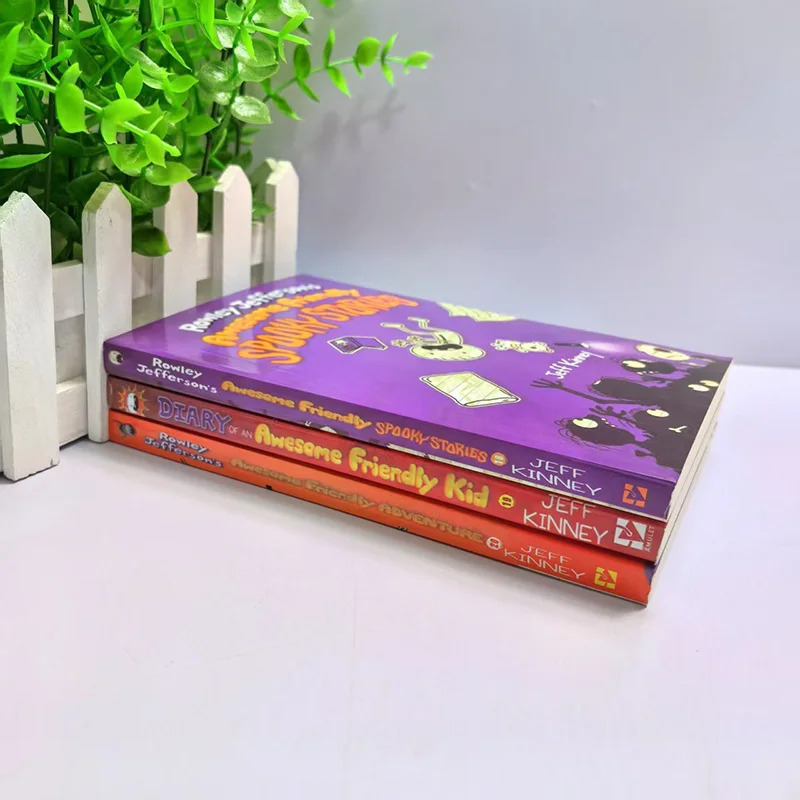 Дневник Awesome Friendly (три тома) Английская версия Английские книги Livros Livros