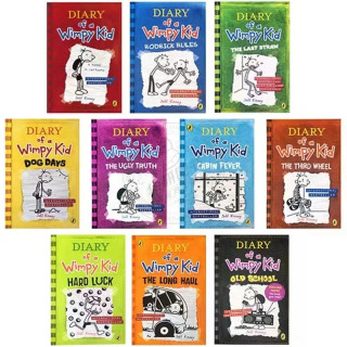 Случайно выбор, одна книга, дневник Wimpy Kid, английская книга, дневник Wimpy Kid, детские художественные книги в штучной упаковке 3