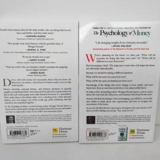 2 книги/набор Моргана хоселя из «психологии денег» и та же книга, что и когда-либо, в английской мягкой обложке