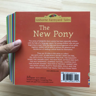 20 книг/набор, 15X15 см, детские книжки с картинками Usborne для детей, детские знаменитые истории, английская детская книга, Educativo Infantil