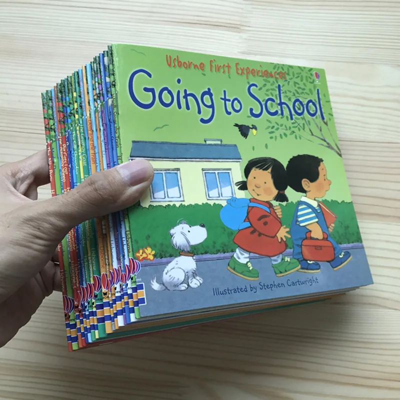 20 книг/набор, 15X15 см, детские книжки с картинками Usborne для детей, детские знаменитые истории, английская детская книга, Educativo Infantil