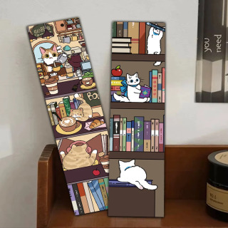 30 шт., закладки для книжных полок с изображением кошек и граффити, книга для чтения, офисные канцелярские подарки, закладки для студентов, скрапбукинга