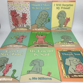25 библиотека/набор Kawaii An Elephant and Piggies Book Интересная история Детская картинка Английская библиотека Детские обучающие игрушки Libros