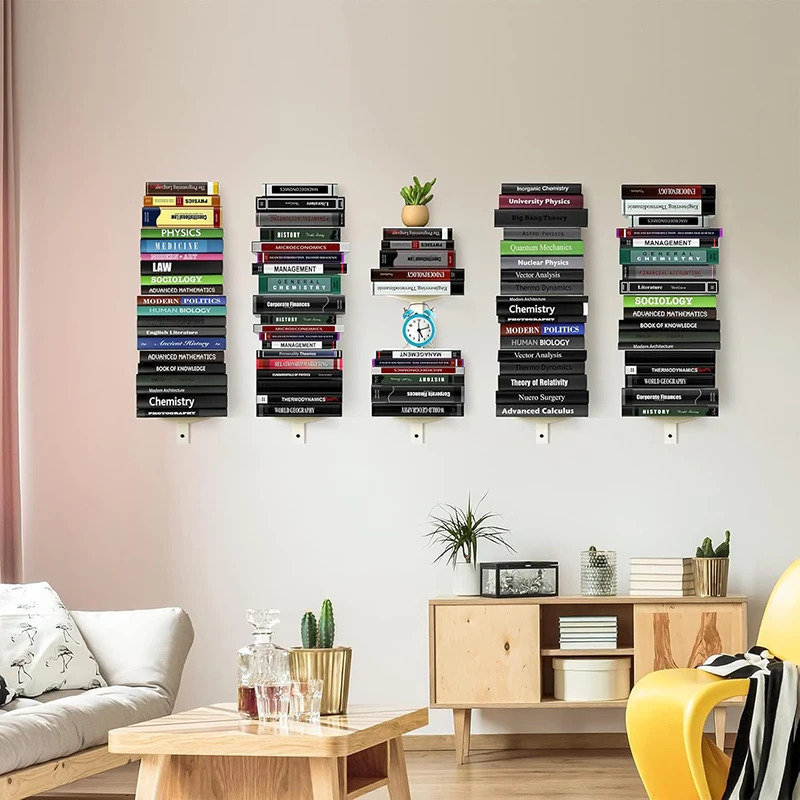 Настенные книжные шкафы Мебель для хранения в гостиной Книжный шкаф Полки Современные металлические многофункциональные органайзеры Книжная полка Креативный дизайн