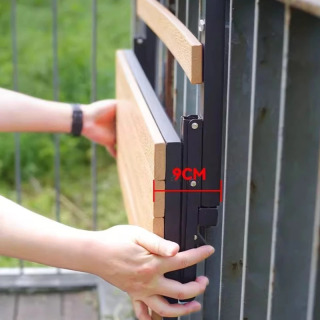 Yogʻochdan yasalgan ochiq stollar Bog ʻKoʻchma katlanadigan yon stol oddiy zamonaviy olinadigan stol Balkon ochiq ovqat stoli