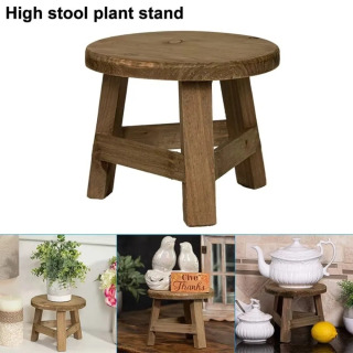 Miniatyura yogʻoch oʻsimlik stendlari gulli qozon ushlagichi Bonsai stend