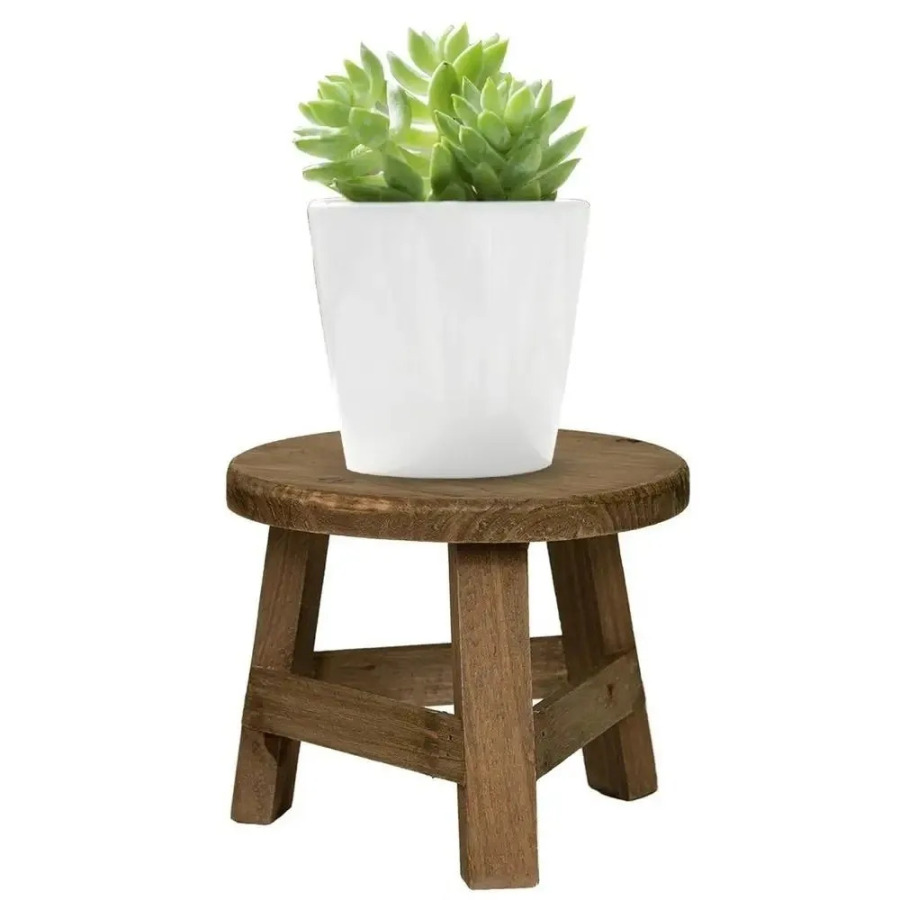 Miniatyura yogʻoch oʻsimlik stendlari gulli qozon ushlagichi Bonsai stend