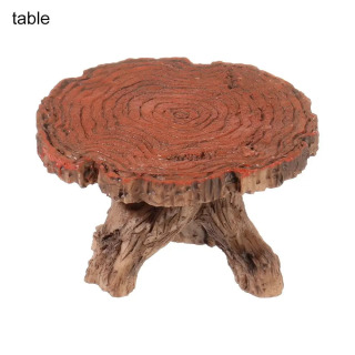 Miniatyura stullari Stol Mini skameykali park stul haykalchalari Mikro manzara Peri bogʻi dekorasi Qoʻgʻirchoq uyini bezash Bonsai bezaklari светло-желтый